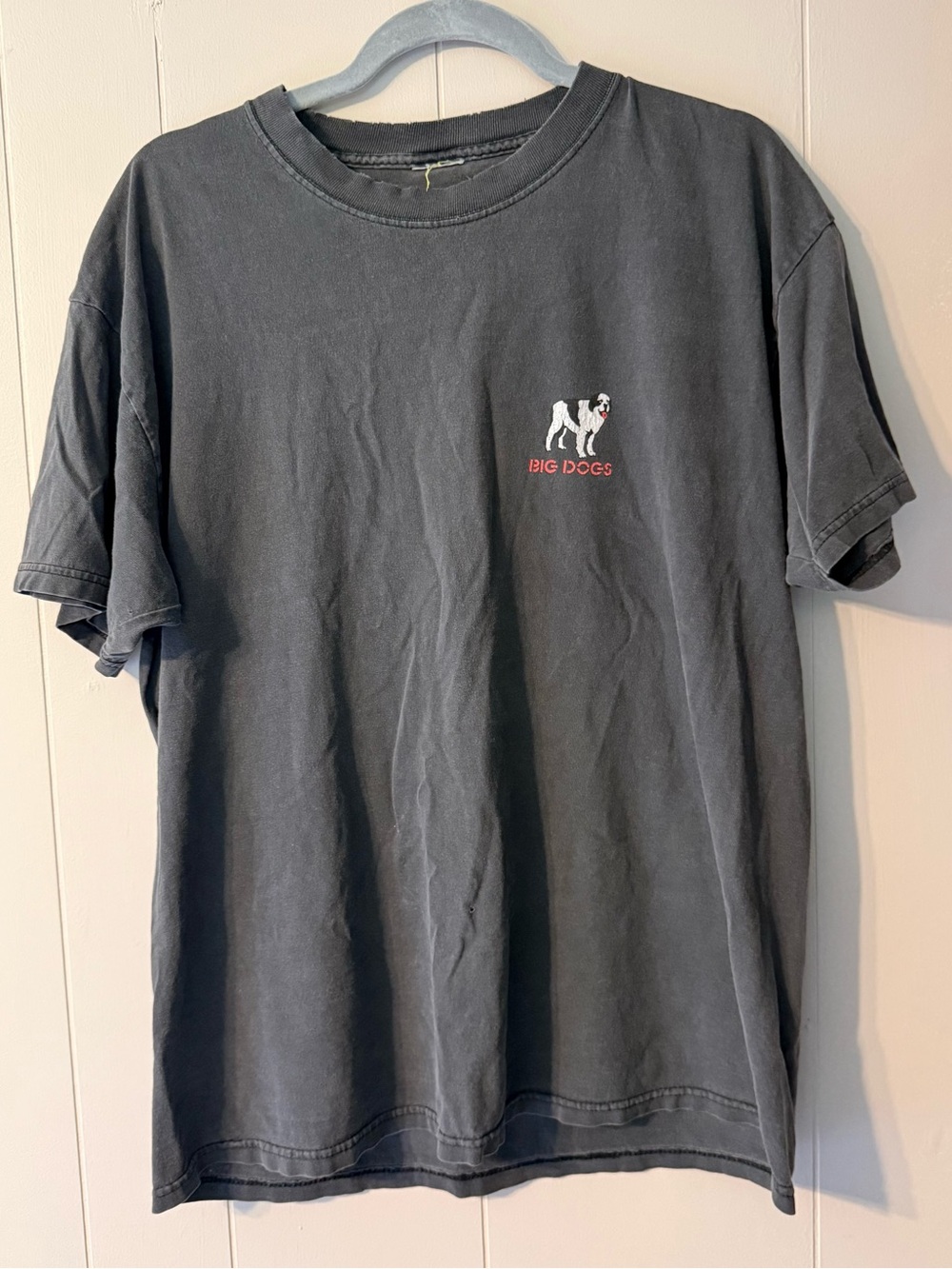 Vintage 2003 Big Dogs “Doginator” T-Shirt I’ll Be Bark! Parody Tee Faded Black